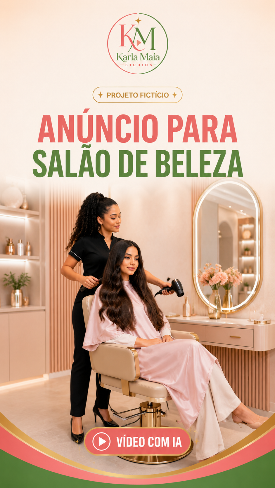 Salão de beleza · Projeto fictício