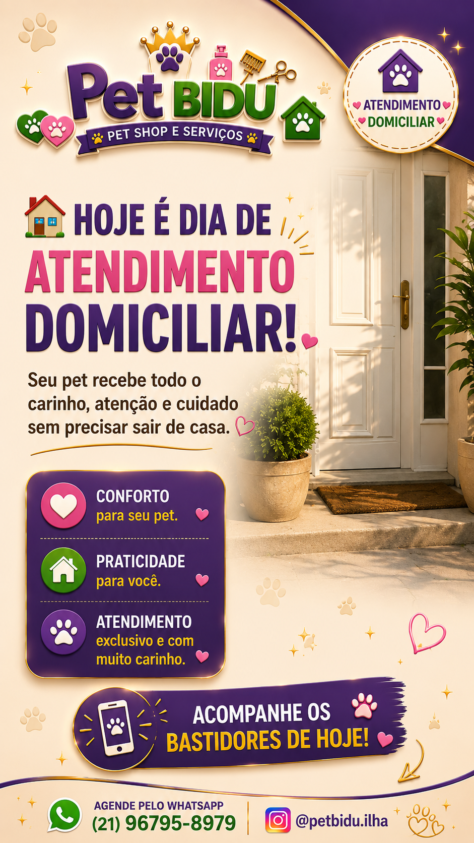 Pet Bidu · Divulgação de serviços