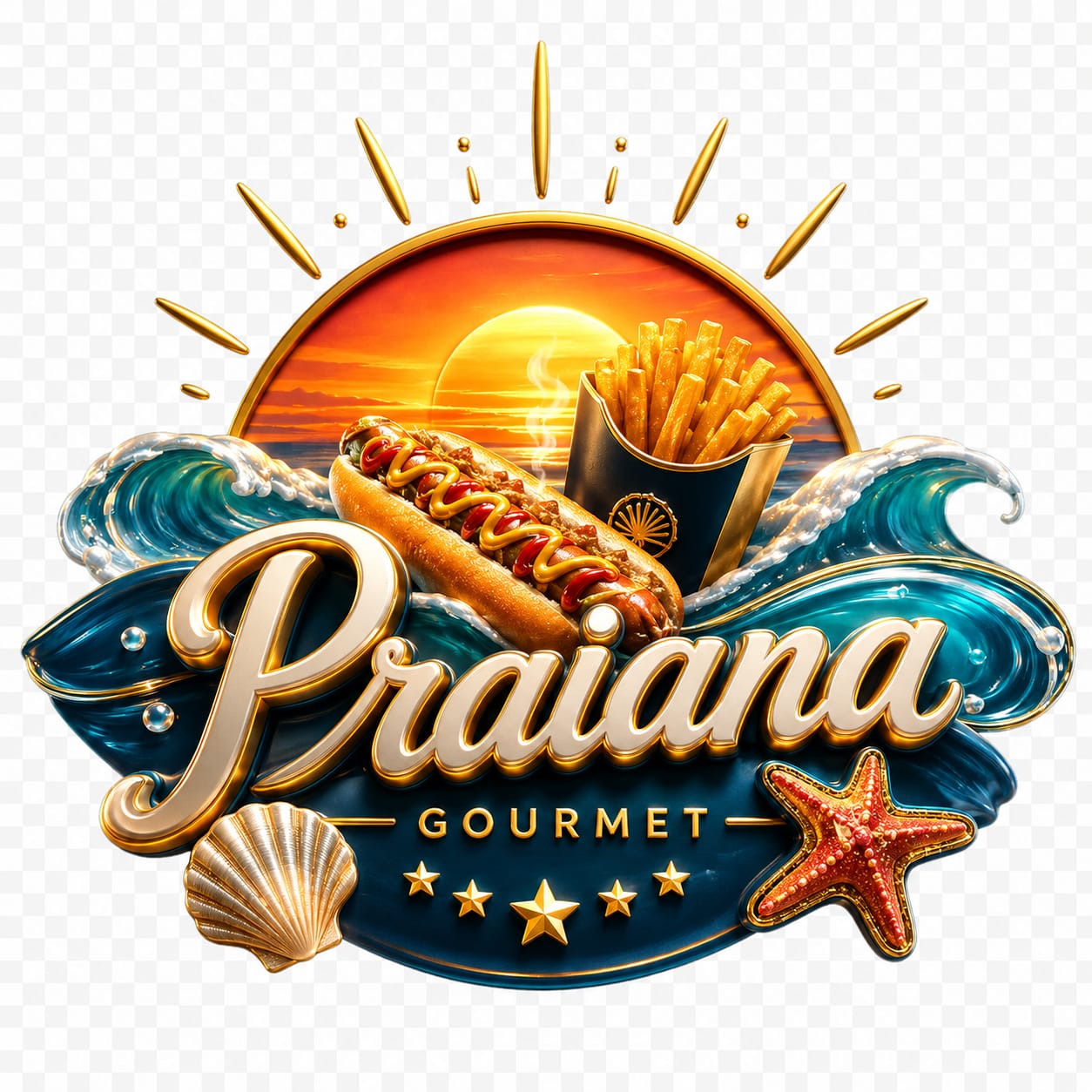 Praiana Gourmet · Logomarca