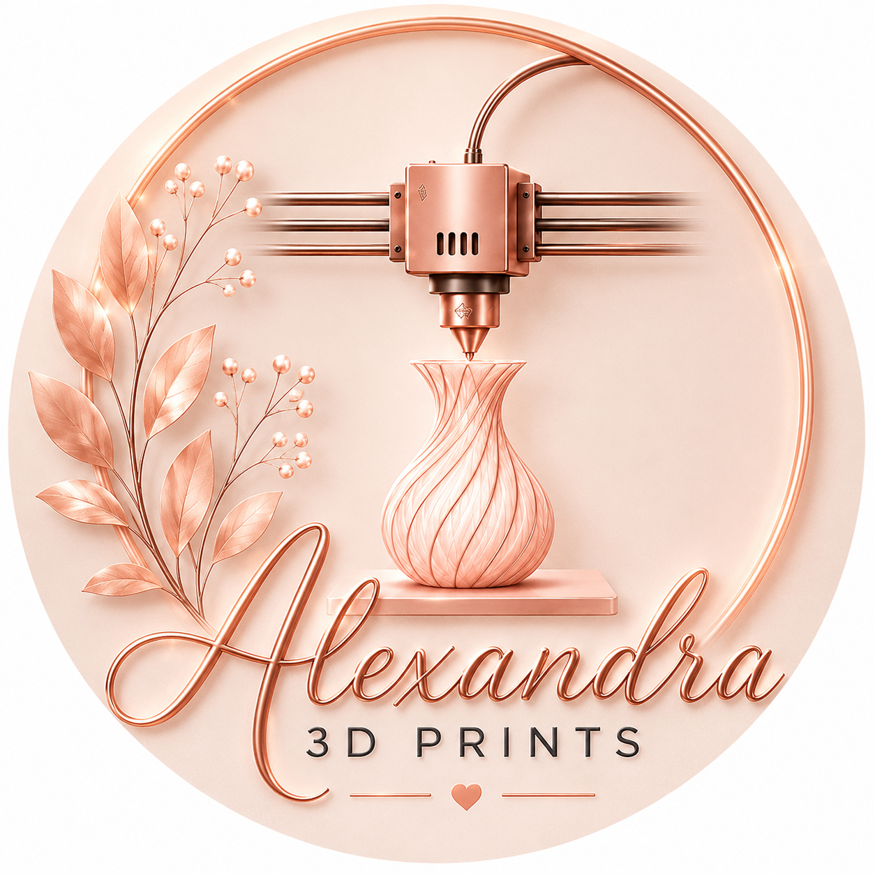 Alexandra 3D Prints · Logomarca